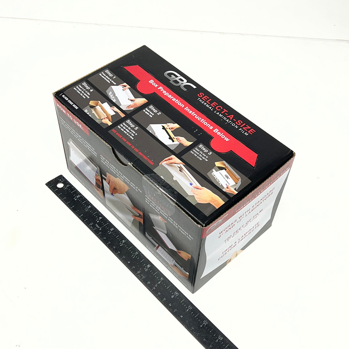 GBC Select-a-size Thermal Laminating Pouches Ready To Use 100' Clear GBC39069