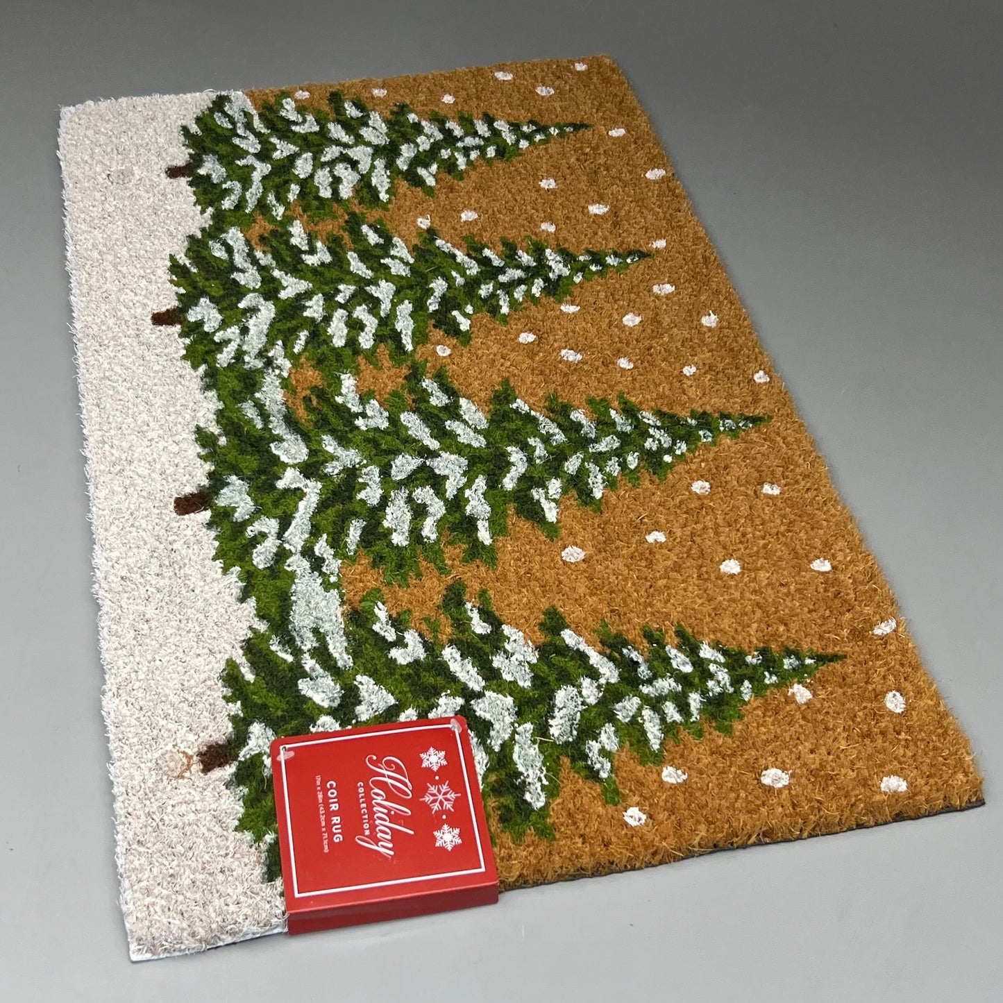 ZA@ HOLIDAY COLLECTION (6 PACK) Assorted Christmas Coir(Coconut Husk) Door Mats 17x28 D