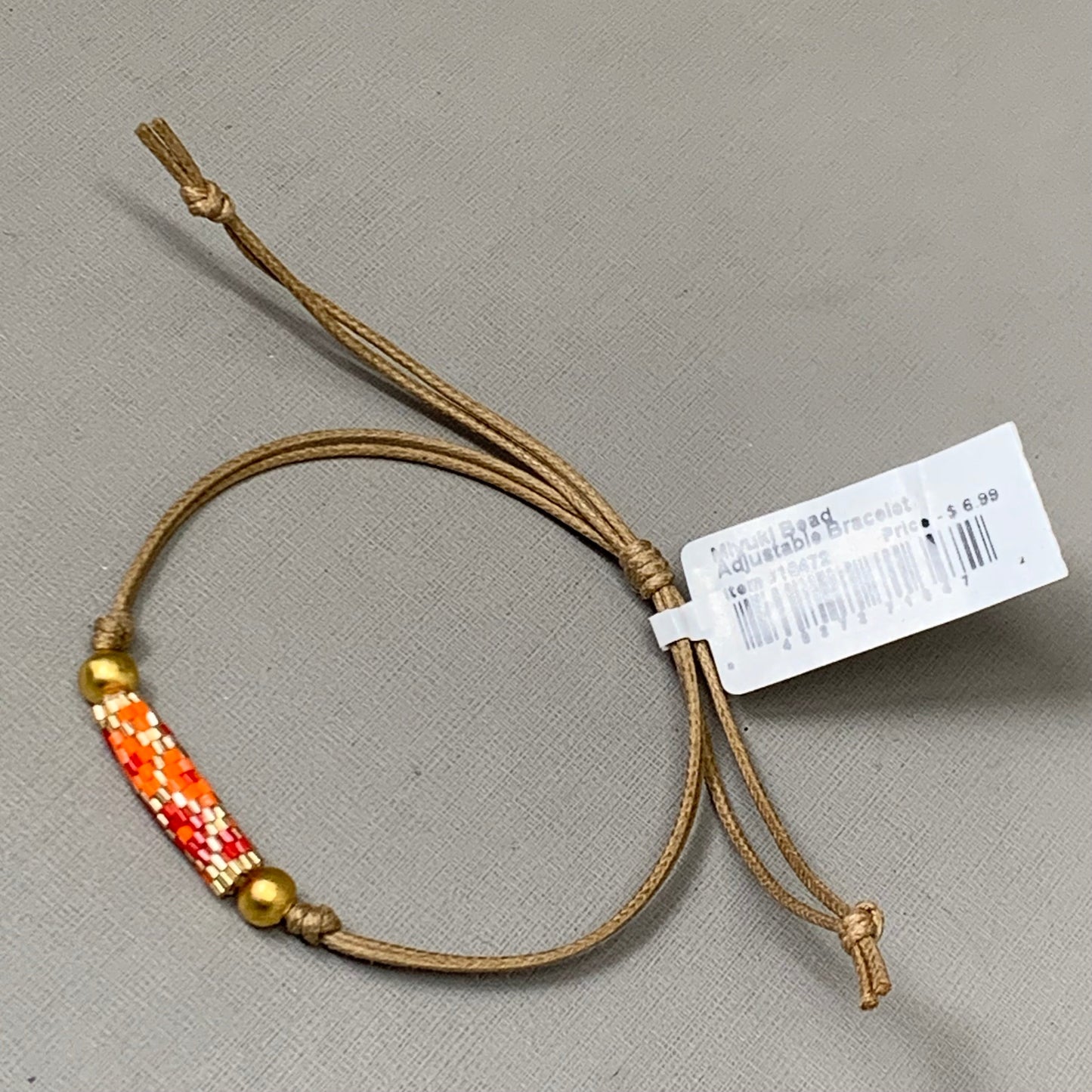 ZA@ UNKOWN BRAND (60 PACK) Miyuki Bead Adjustable Bracelets W/ Display Assorted Designs  16472 A