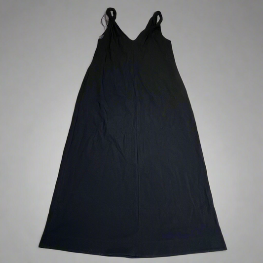 BRUNELLO CUCINELLI Ankle Dress W/ Shimmer Chest Accent 98% Cotton Women's Sz XL