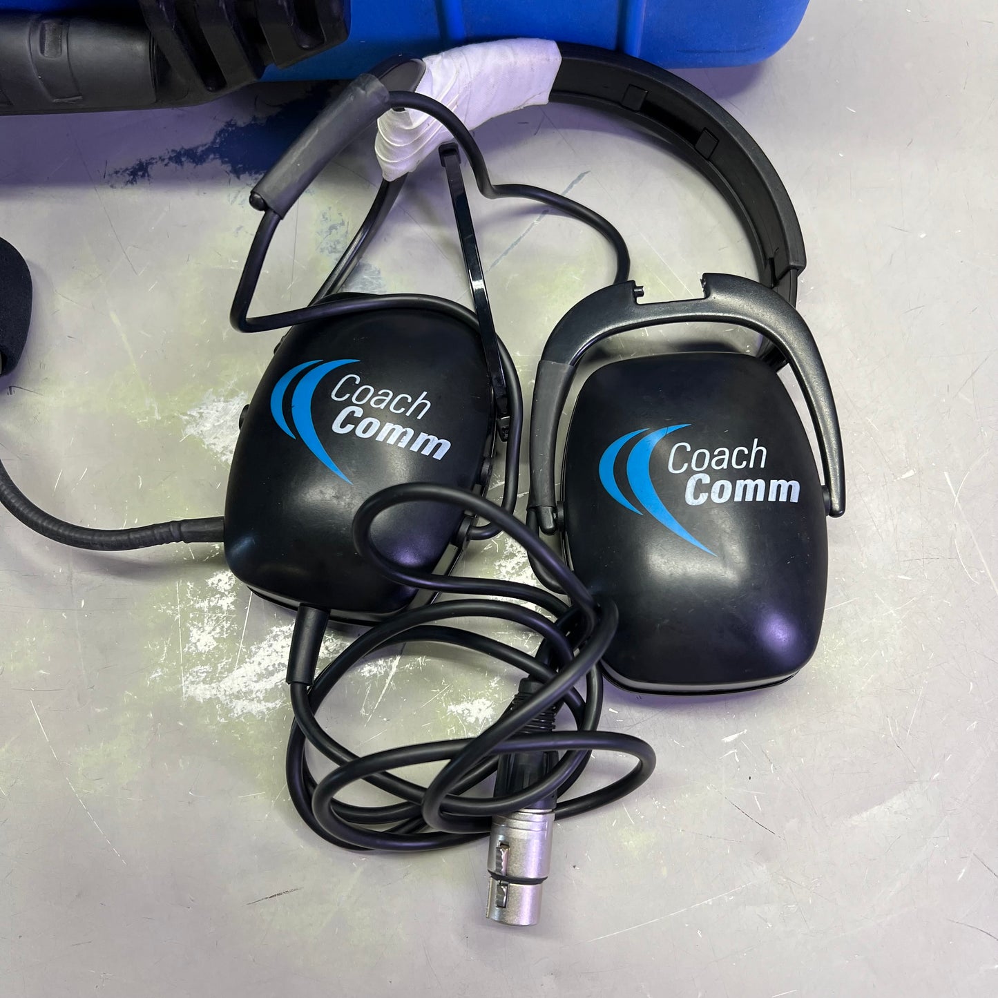COACH COMM (10 PIECE SET) Connex Headsets & Wireless Beltpack Transmitter (Used)