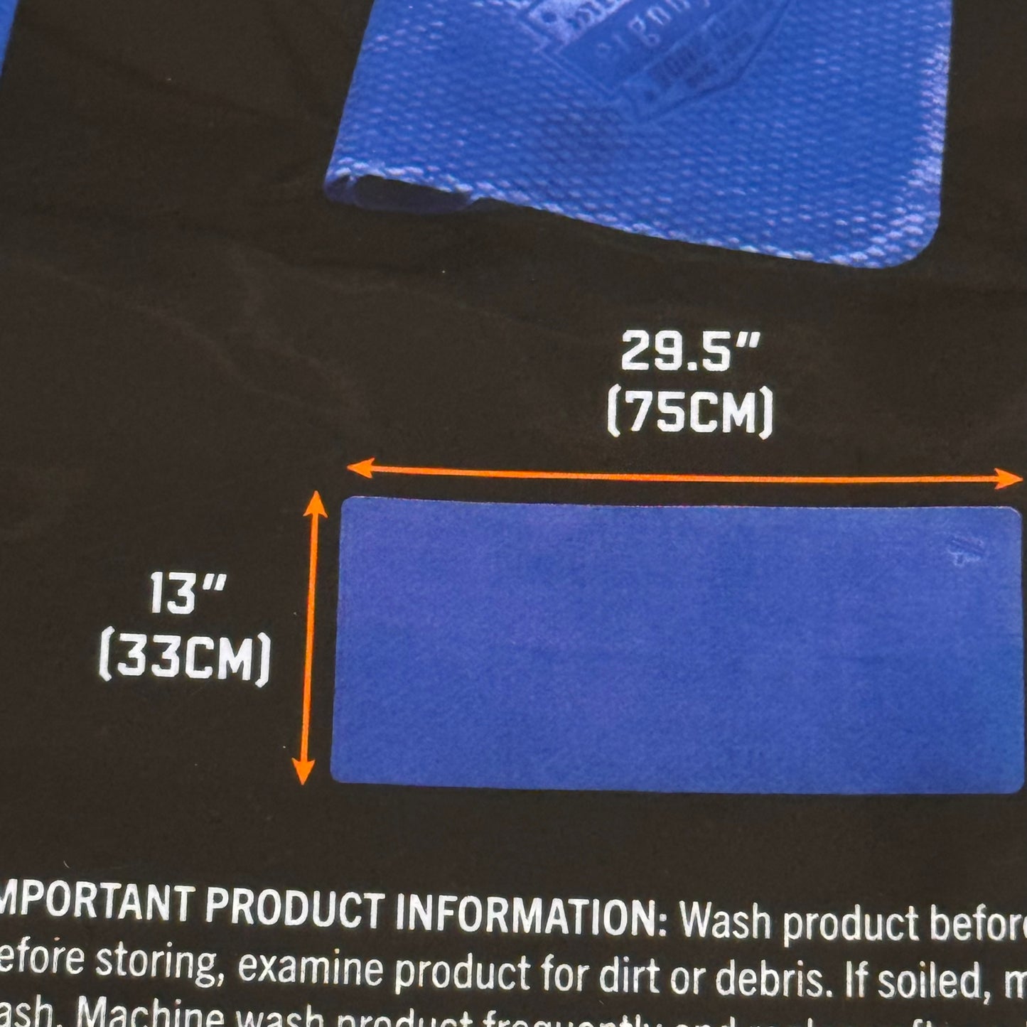 ERGODYNE (6 PACK) Work Gear Cooling Towel Works up to 4 hrs 29.5"x13" Blue 12420