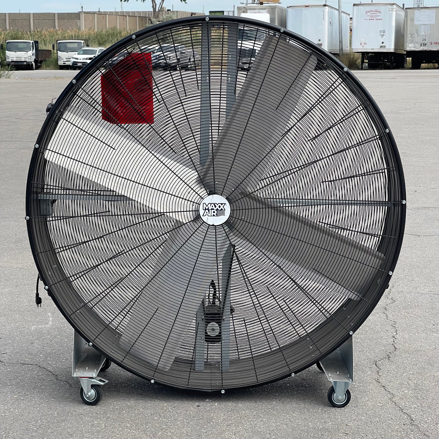 Z@ VENTAMATIC Maxx Air Belt Drive Barrel Fan 60” BF60BDBLKP-4 (New)