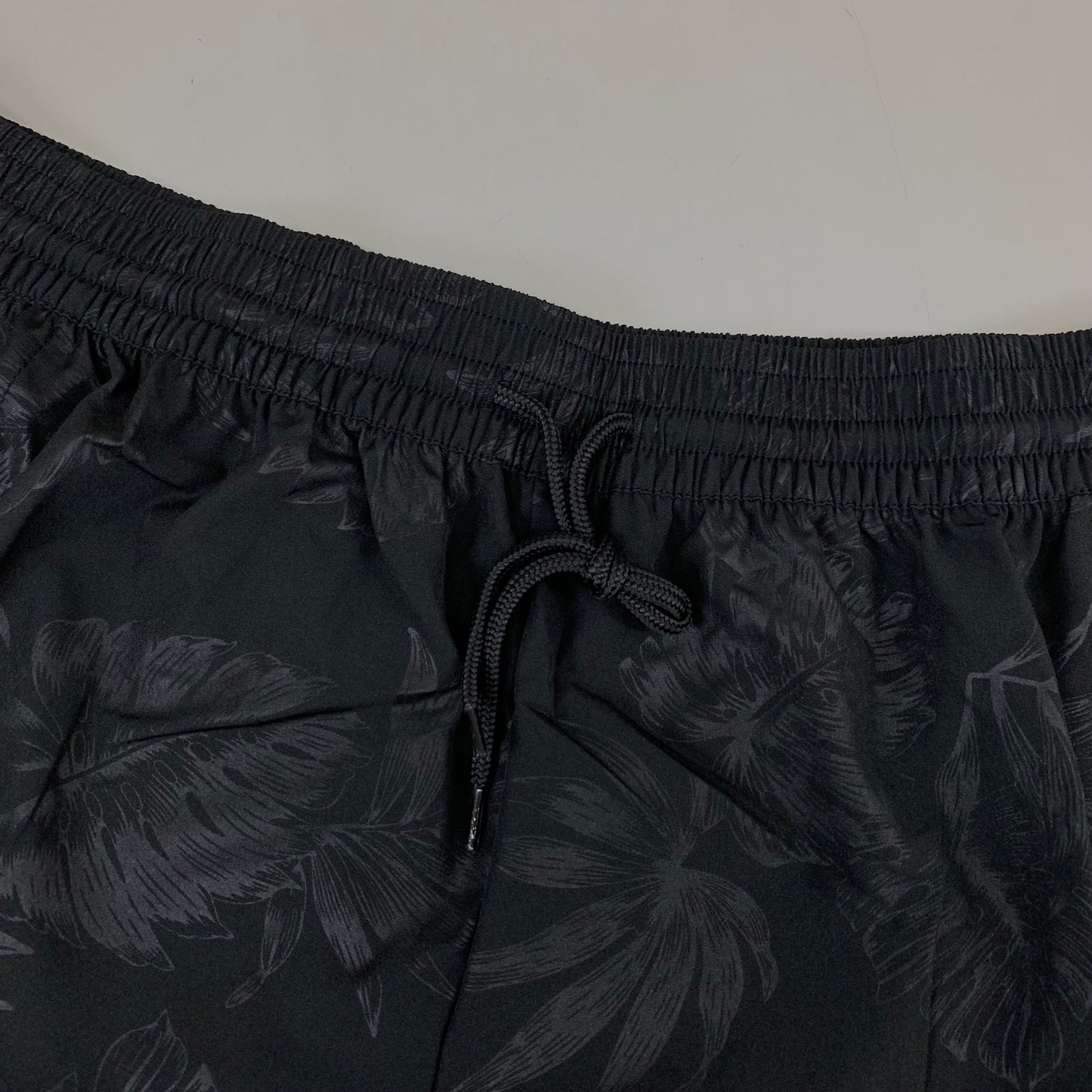 RAYA SUN Stretch Swim Style Shorts W/ Flower Design Women's 3X Black/Gray