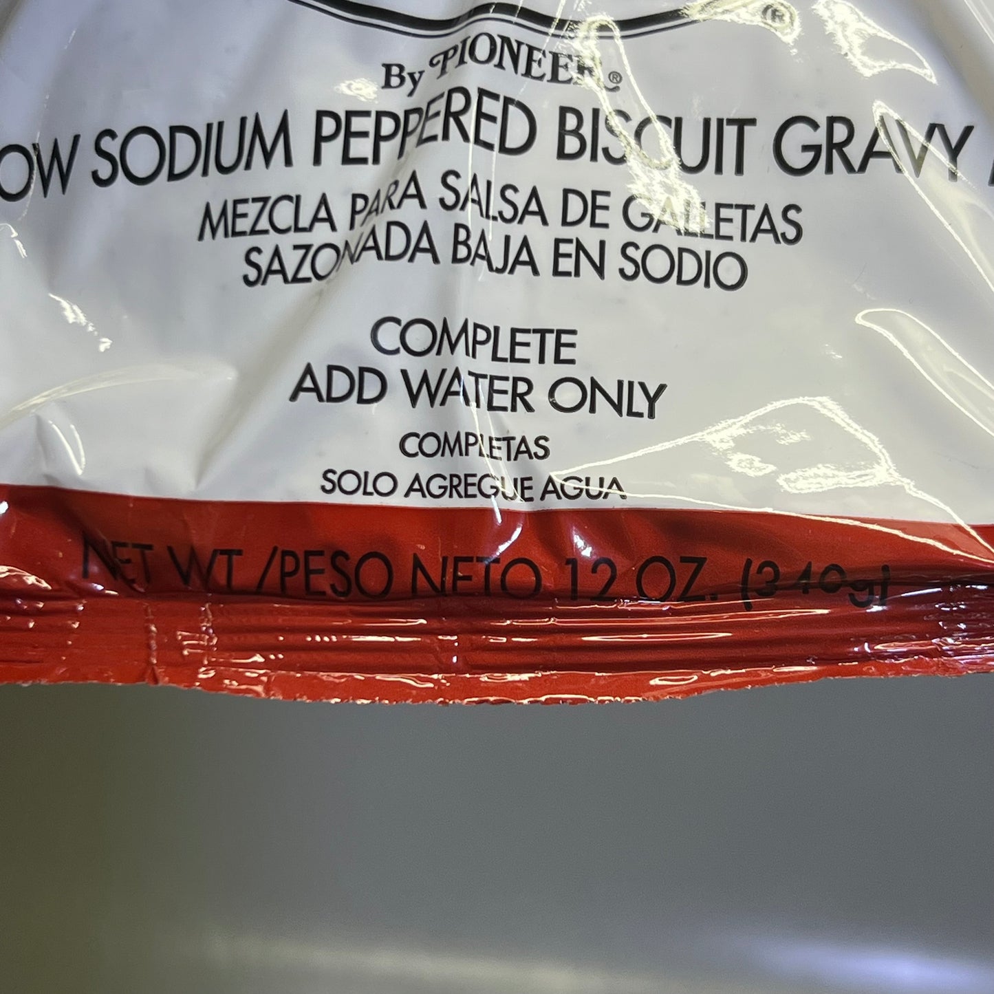 ZA@ CONESTOGA (12 PACK) Low Sodium Peppered Biscuit Gravy Mix 12 oz. 99484 A