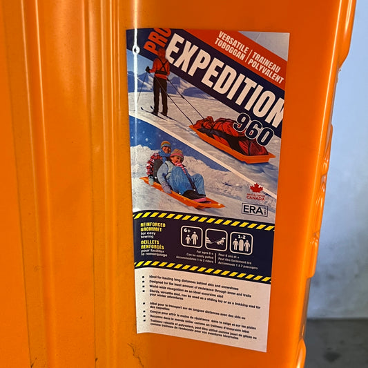 ERAPRO PARIS 960 Expedition Sled 57"L x 20"W Orange 061725