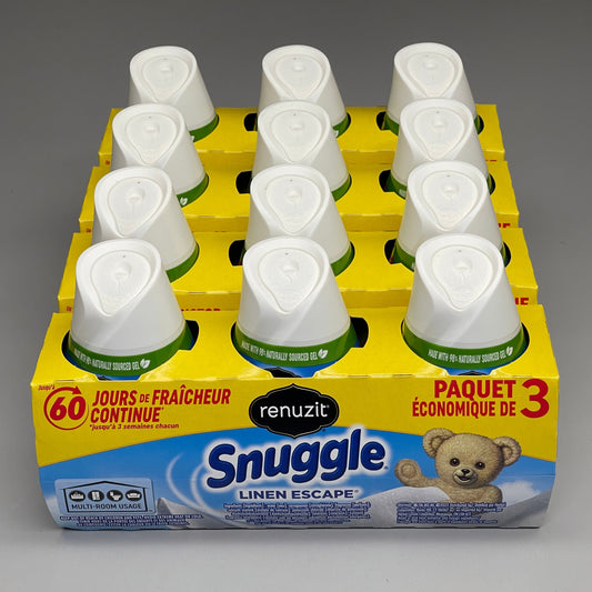 ZA@ RENUZIT SNUGGLE Long Lasting Air Fresheners 7 oz Each (12-pack)