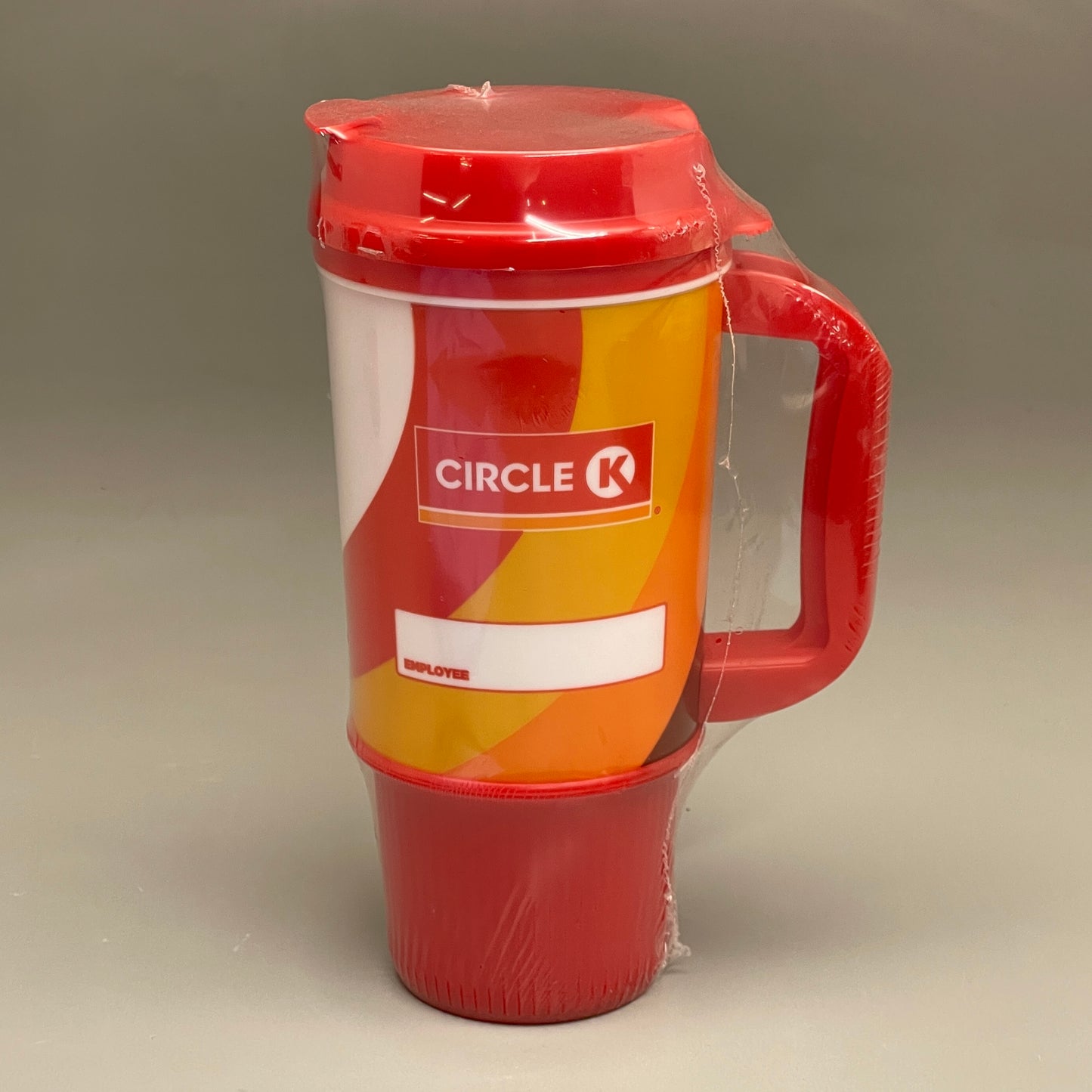 CIRCLE K (2 PACK) Soft Drink Cup Gas Station Mug 24 oz Red