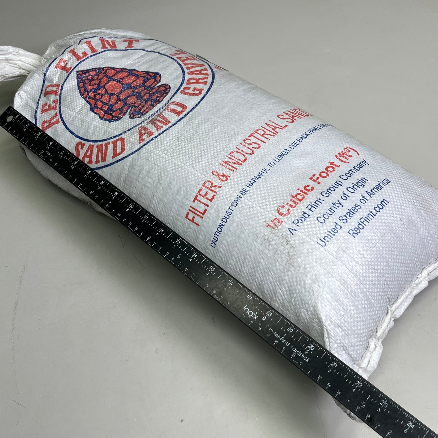 RED FLINT Filter and Industrial Sand Sz 1/2 Cubic Foot ft3
