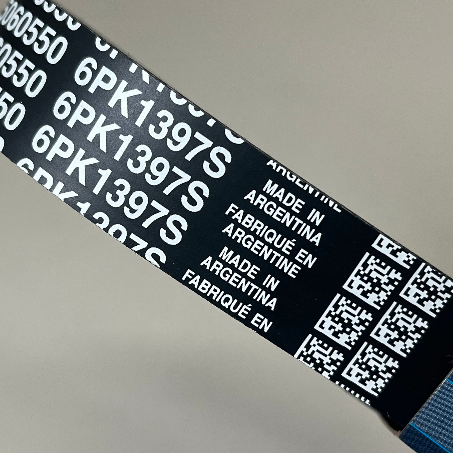 DAYCO Straight Standard Rib Poly Rib Belt EPDM Material .82" K-Section 5060550