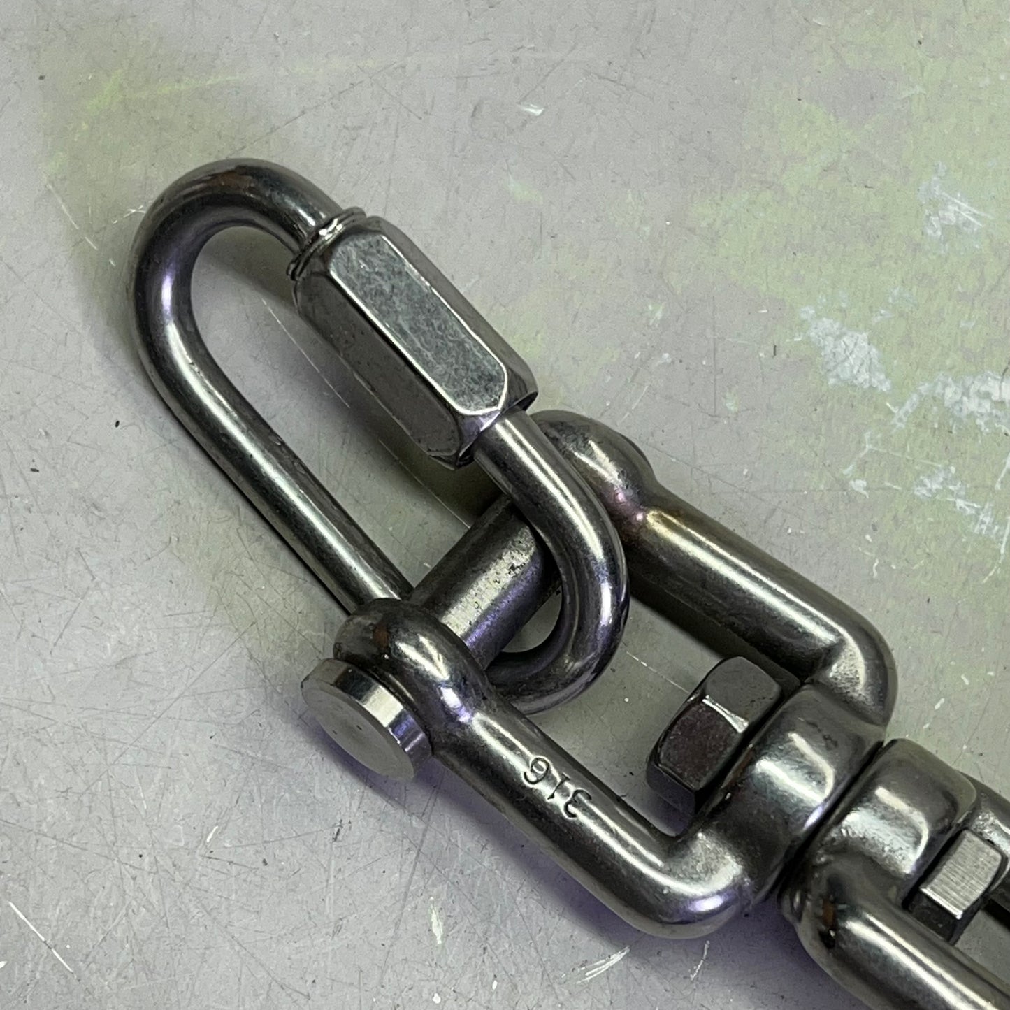 SALA Intelligent Safety System Cable & Clamp Hook 13lbs Chrome