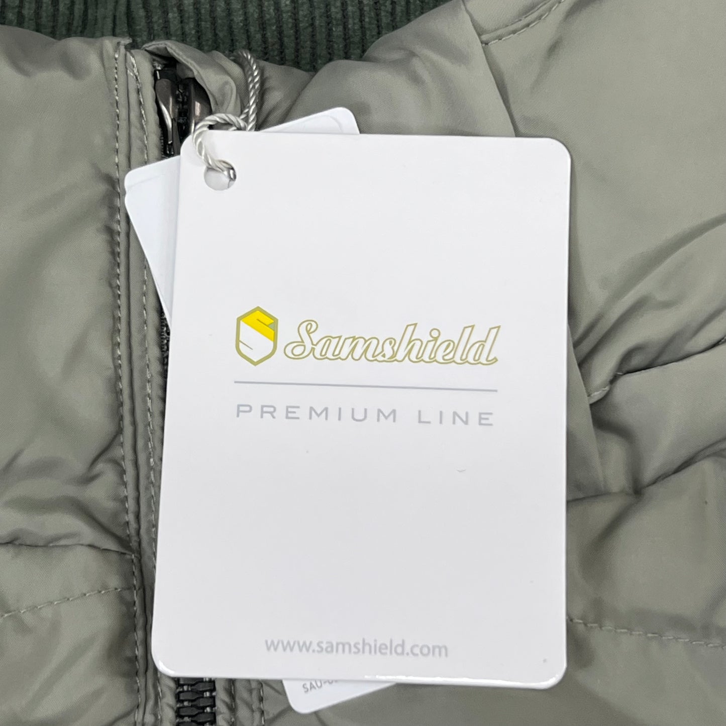 SAMSHIELD Elea Equestrian Sleeveless Winter Coat Down To Knees Women's Sz S Patine Green