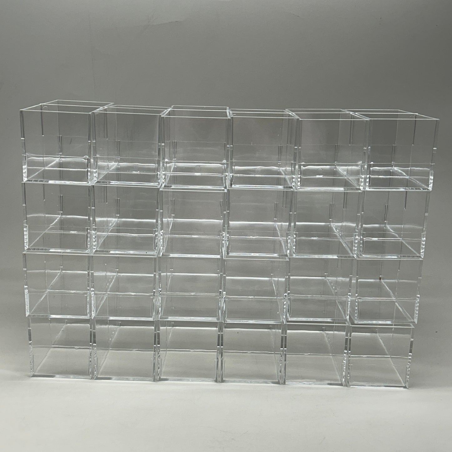 SIFFRON (24 PACK) ULTA Beauty Fixture Feature Shelf Container Clear 7809138584 (New)