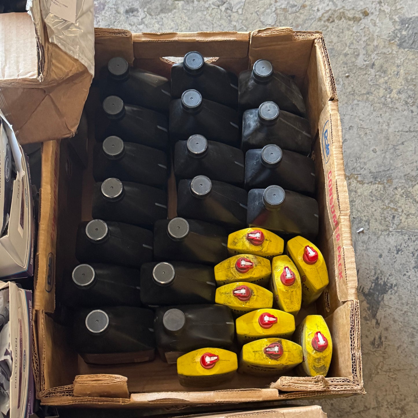 ZA@ Pallet of MIXED Engine Oil, Biological Booster, Daily Nutrition for all Shrimp, Flange Sizing Kit, Coffee, Etc... (AS-IS)