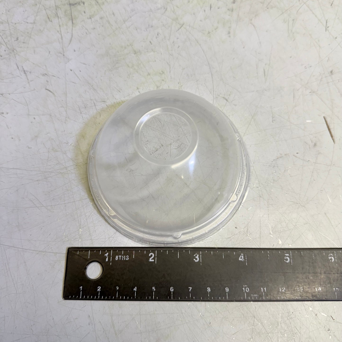 ZA@ PACTIV EVERGREEN (1000 PACK) Dome Lids W/ Hole 16, 24, 26 oz Clear 125572052