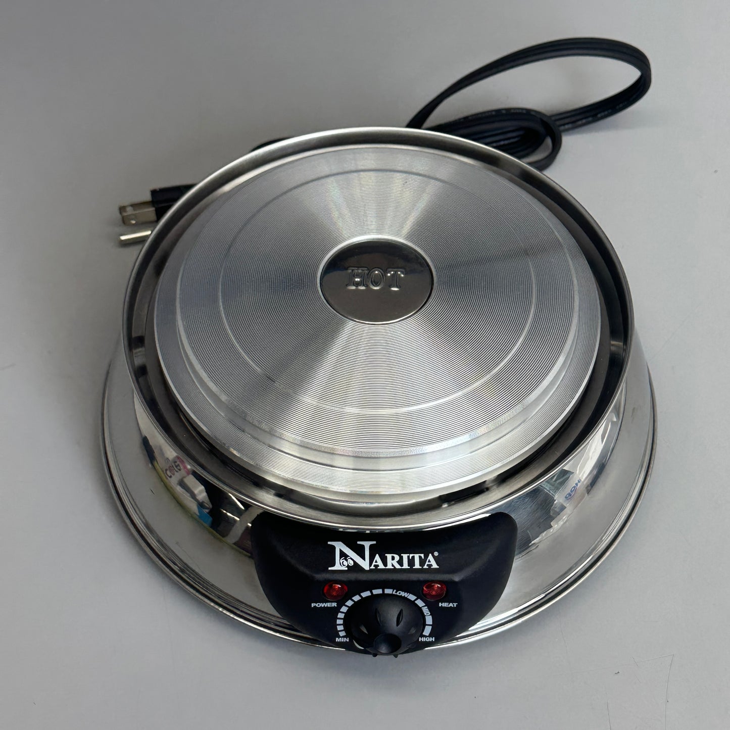 NARITA Electric Stainless Steel 2 Way Hot Pot 4.5qt NEC-3016