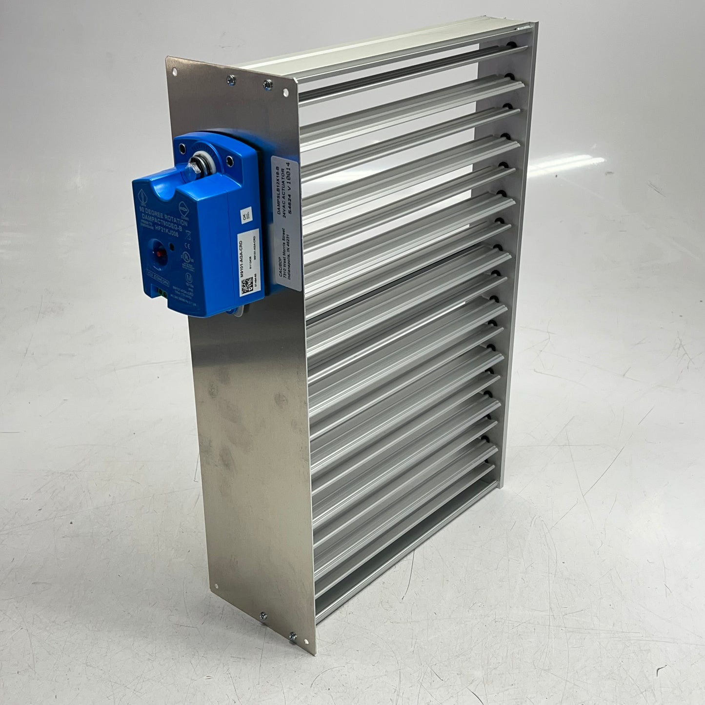 CARRIER Slip-in Bottom Mount Zone Damper 12" x 18" Silver DAMPSLB12X18-B