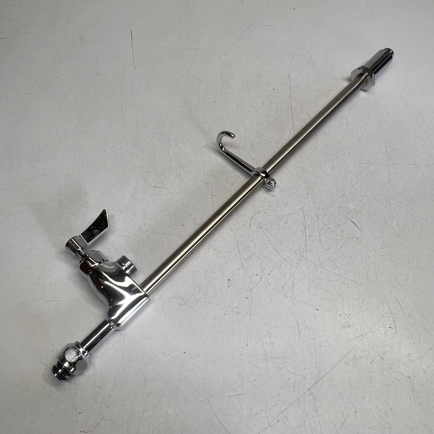 WATERLOO Pre-rinse Faucet Wall Mount  8" 1.15 GPM 44" Hose Chrome 750PRW814