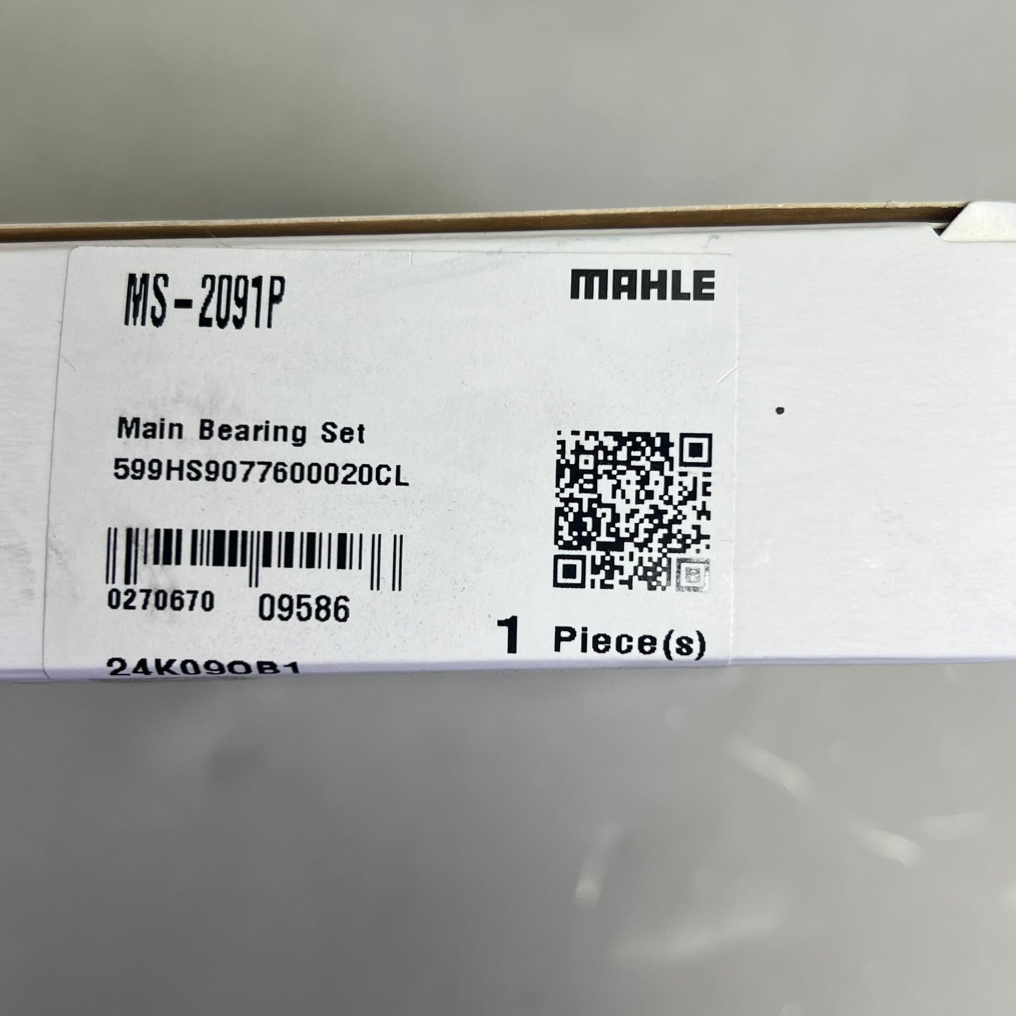 MAHLE Clevite High Performance P-Series Standard Main Bearing Set MS-2091P