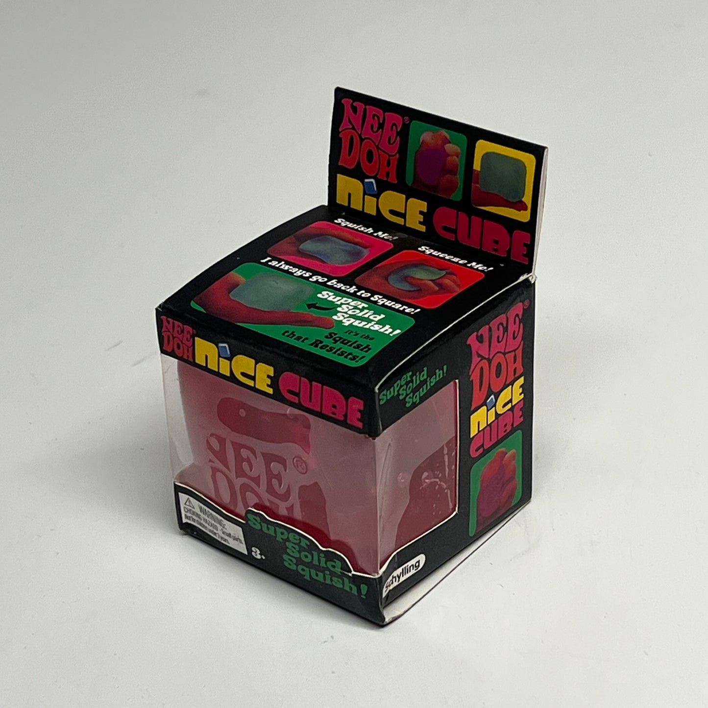 NEE DOH (2 PACK) Nice Cube Super Solid Squish Collectable Pink 24079HY (As-Is)