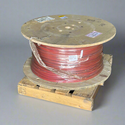 General Cable 2C XLLG CV8 Red Power Cable – 2500 Ft Spool, 15293281 New