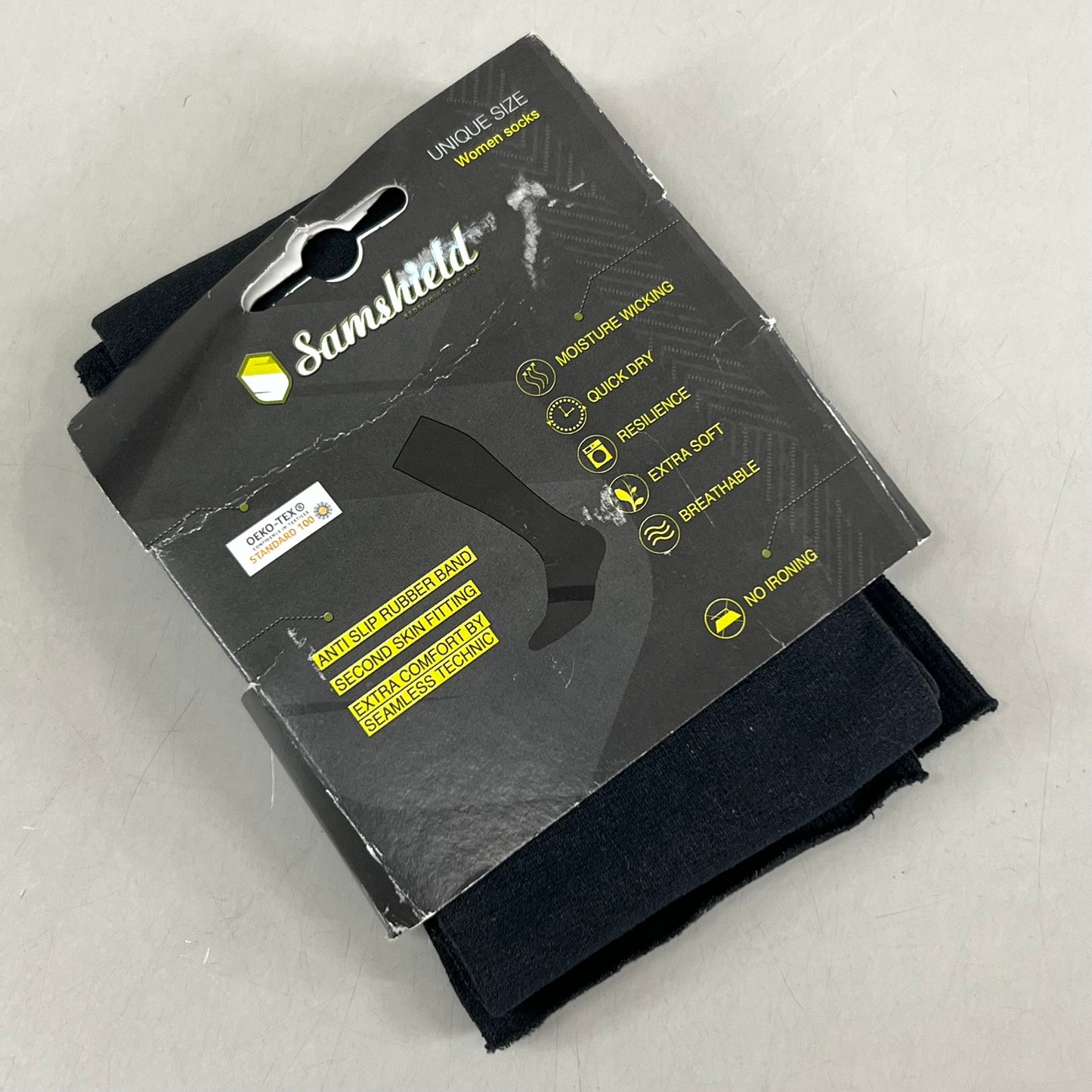 SAMSHIELD Balzane Flower Equestrian Socks Women's One Size Moonless Night