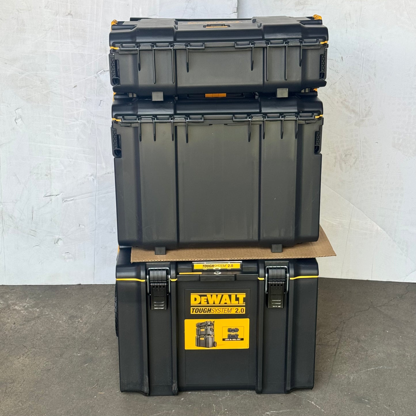 DEWALT ToughSystem 2.0 Tool Rolling 3-Pieces Modular Tower Tool Box