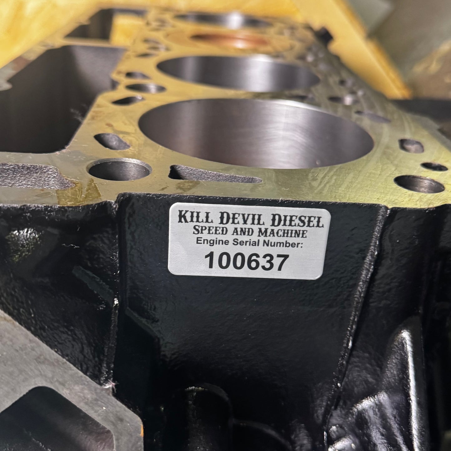 KILL DEVIL DIESEL Machined Engine 6.4 Powerstroke Builder Series Short Block 100637