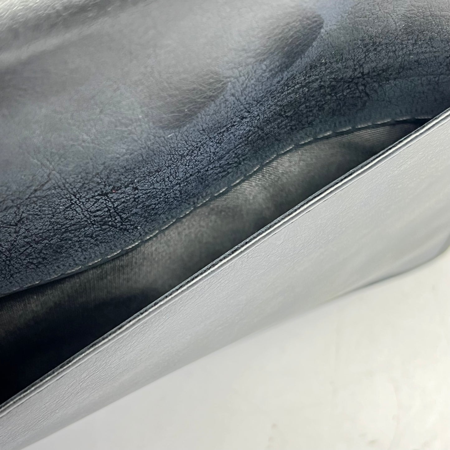 CHRISTIAN ART GIFTS Two-tone Faux Leather Case Bible Cover 7"x10' Grey/Black