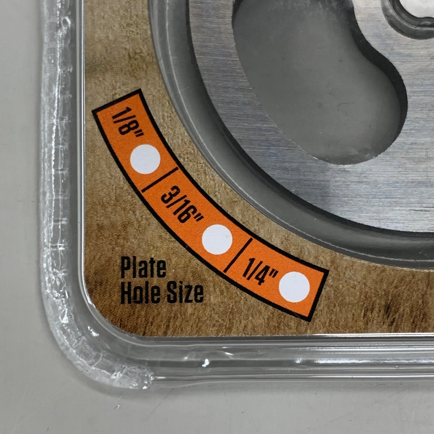 LEM Grinder Stuffing Plate #8 3 Kidney-Shaped Plate Holes 2-3/8" Diameter