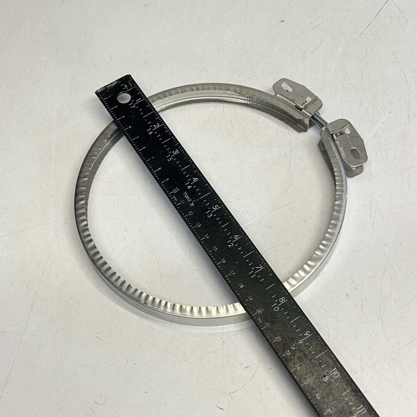 GENERAL ELECTRIC (3 PACK) Screw Type Sealing Ring Stainless Steel 8" Silver TSR1