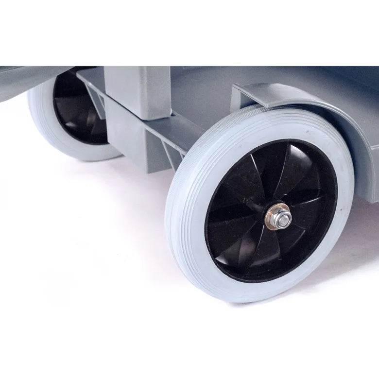 CARLISLE Polypropylene Janitor Cart W/ Shelving 25 Gal Bag Grey JC1945L23