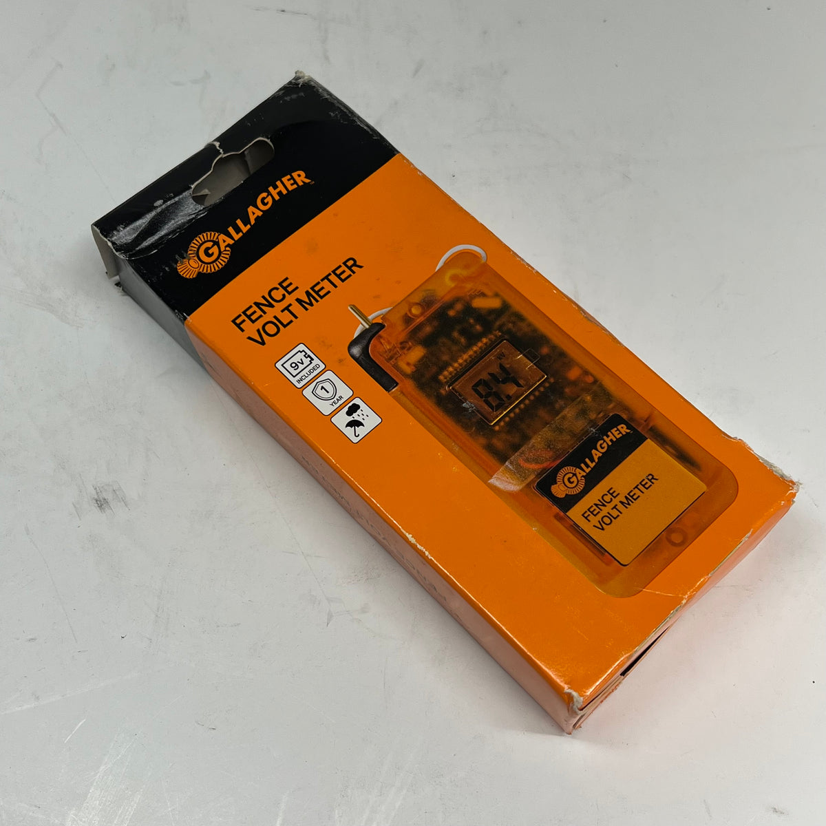 GALLAGHER Quick & Easy Digital Volt Meter For Ground Performance Orange G5030|14