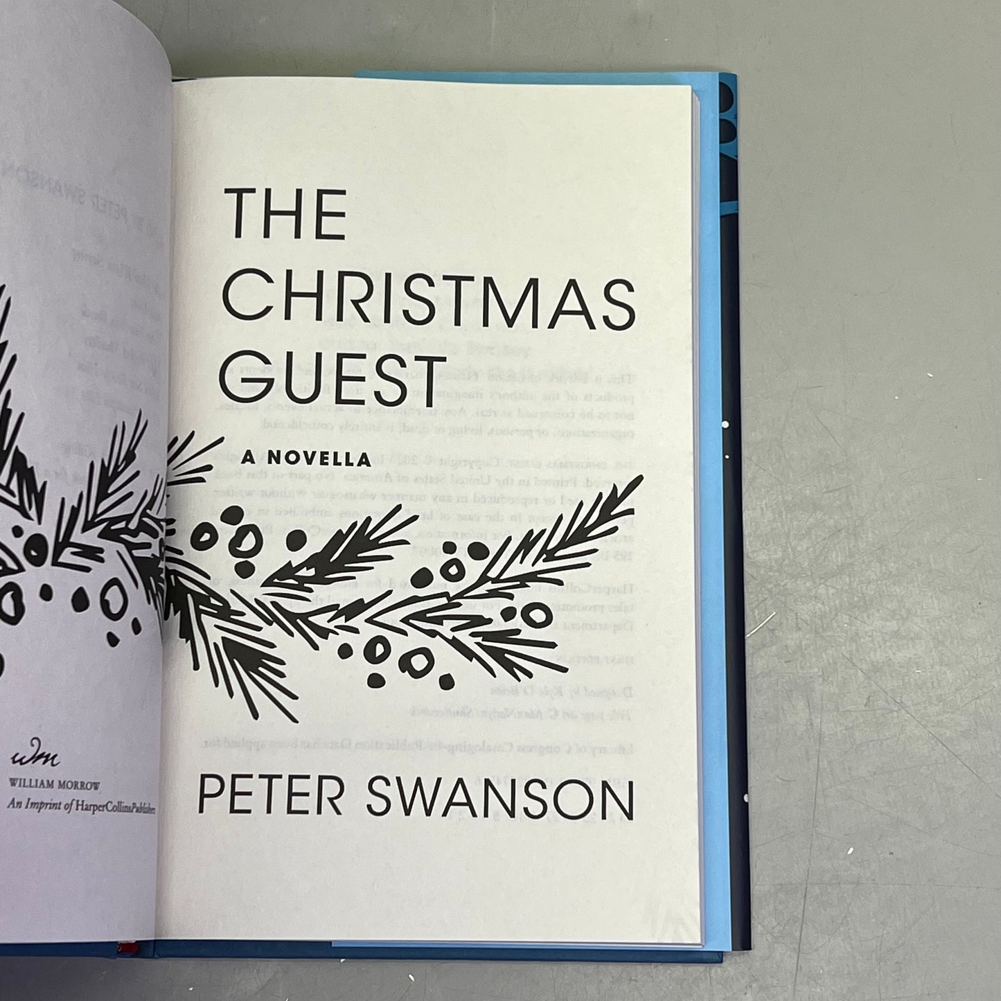 THE CHRISTMAS QUEST A Novella Psychological Thriller Hardback by Peter Swanson