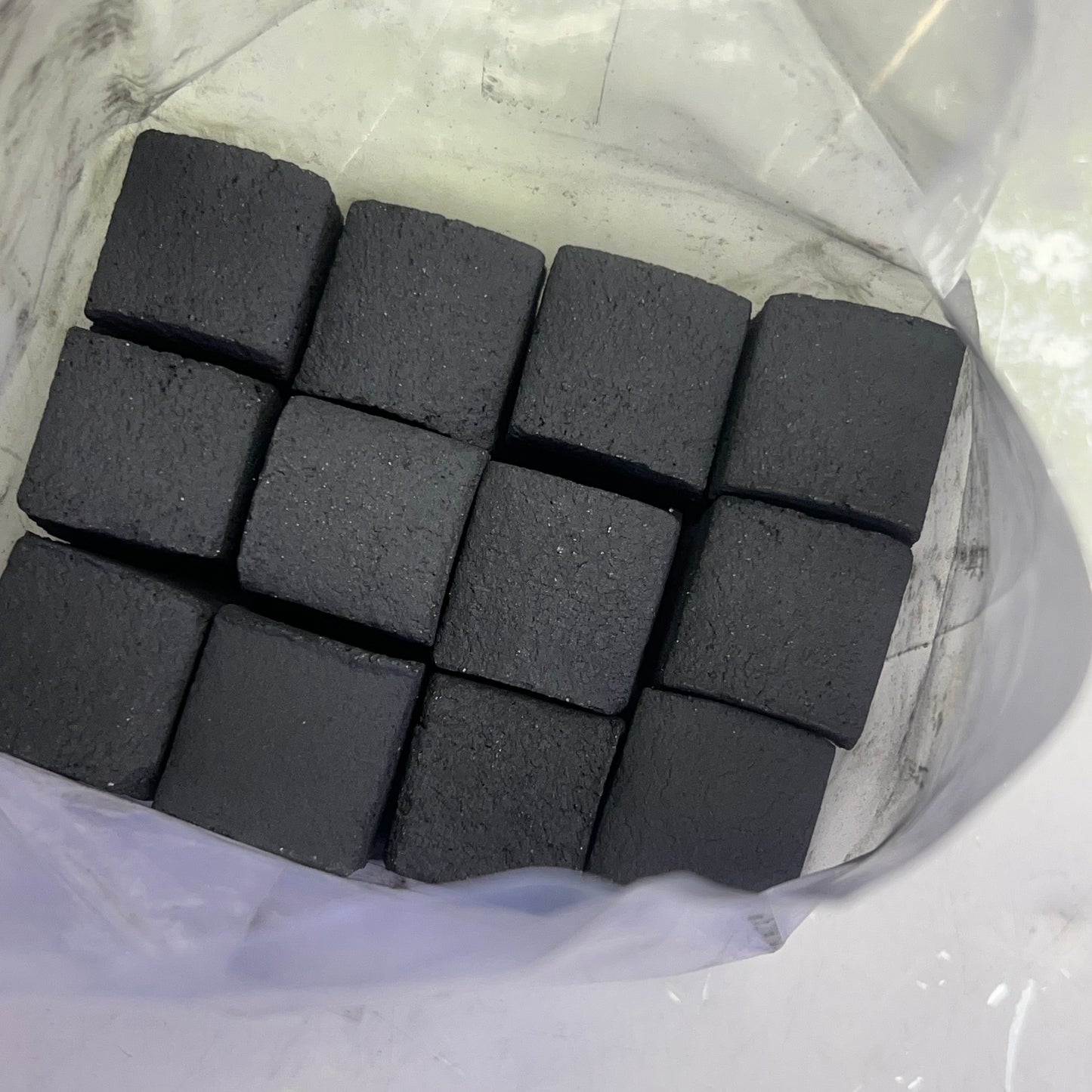 COCO JAAMBOO (240 PACK) 100% Coconut Shell Hookah Charcoal 1 KG Black