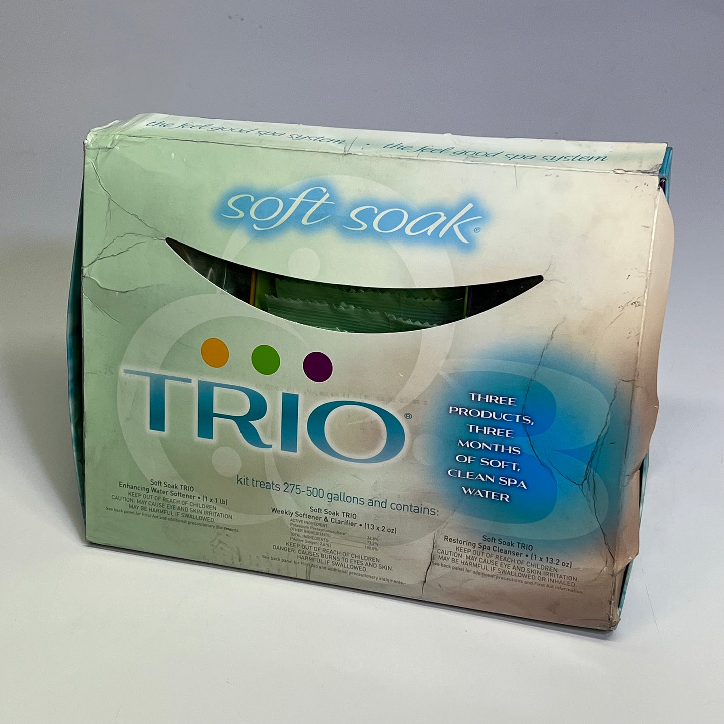 SOFT SOAK Trio Spa & Hot Tub 3 Month Pre Measured Supply Softening Kit 43200BIO