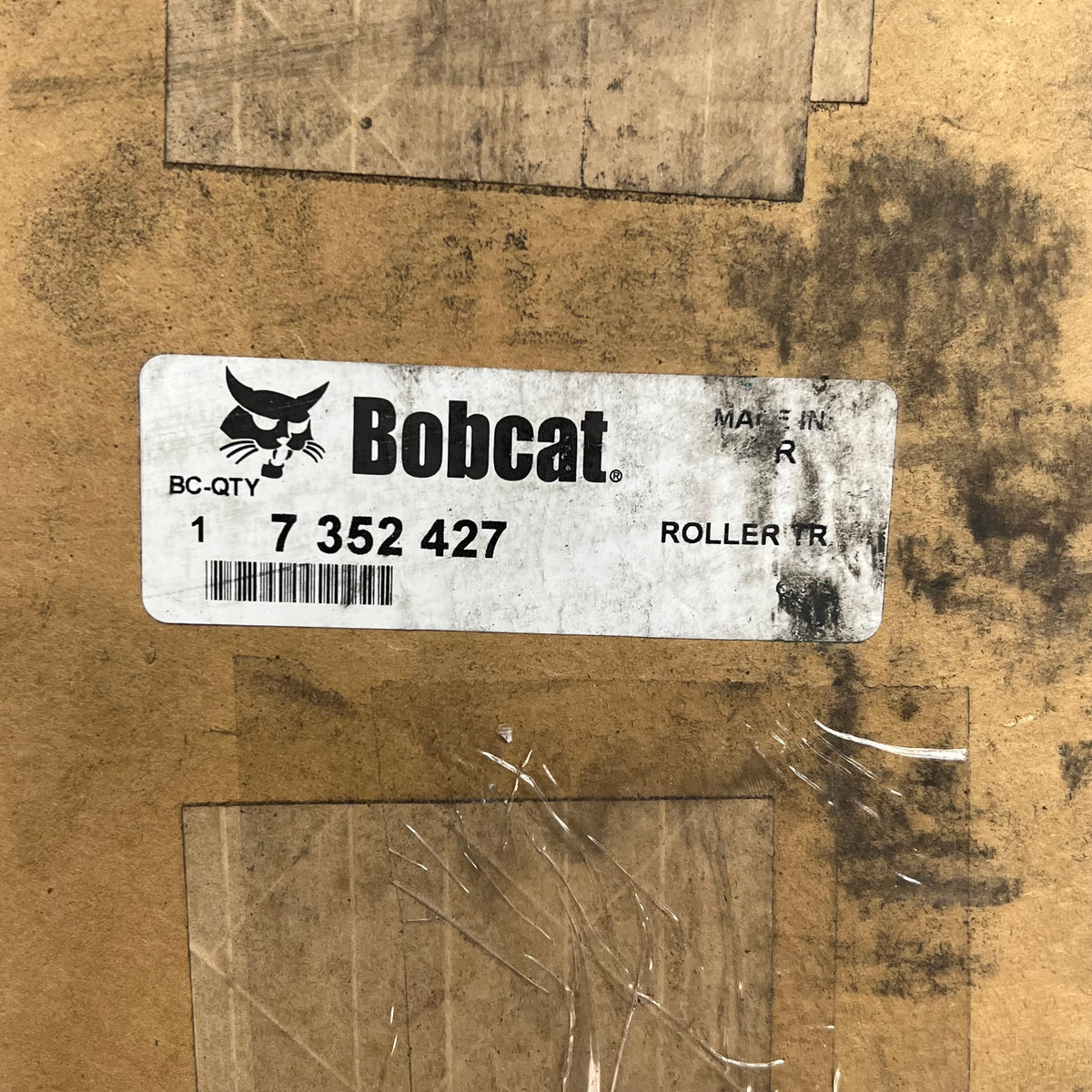 BOBCAT Genuine Oem Solid Mount Track Roller Forged Steel Black 7352427