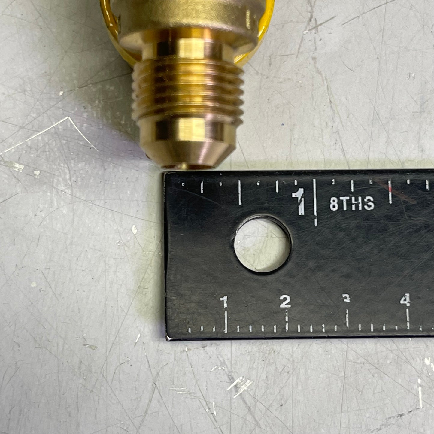 BRASSCRAFT Gas Ball Valve 3/8” OD Flare X 1/2” FIP Brass TBV6-8