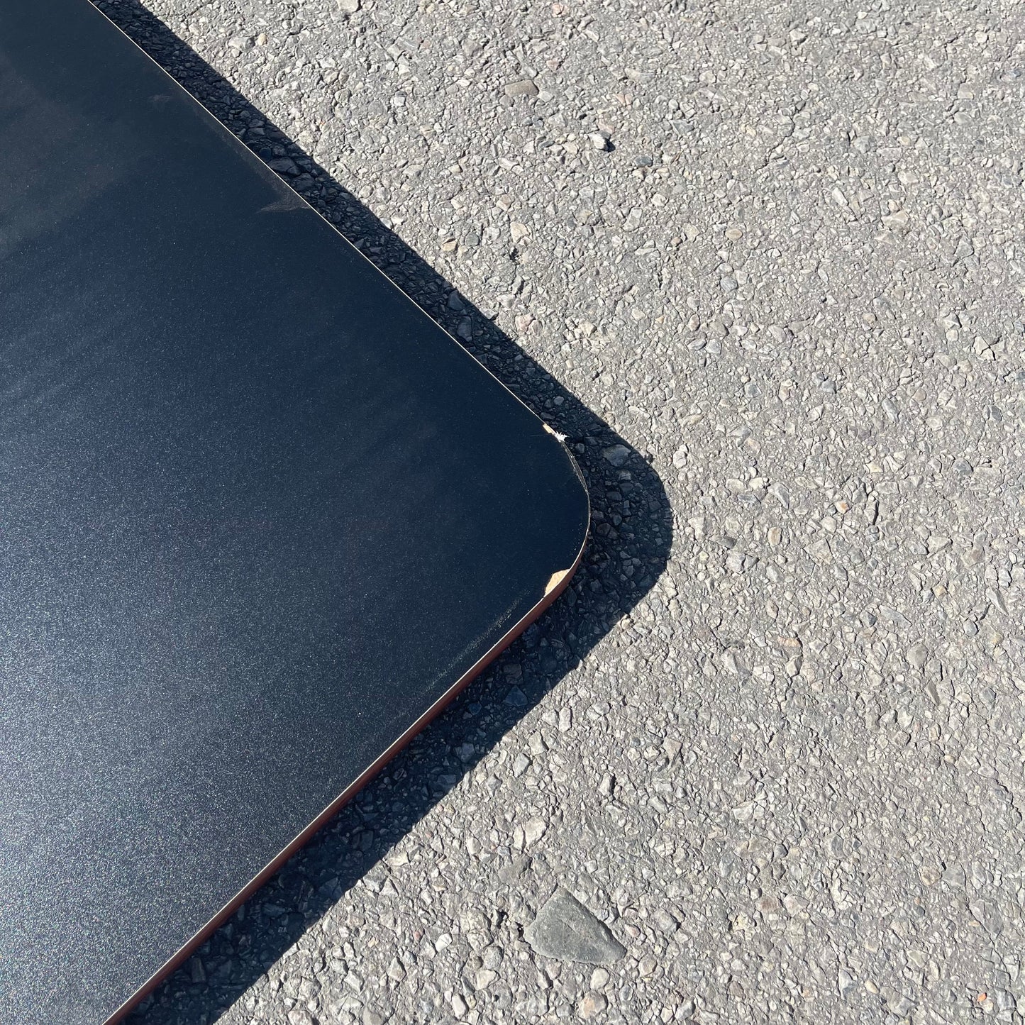 LANCASTER Rectangular Thermo-Formed Table Top 48"x30"x1" Red Mahogany Finish