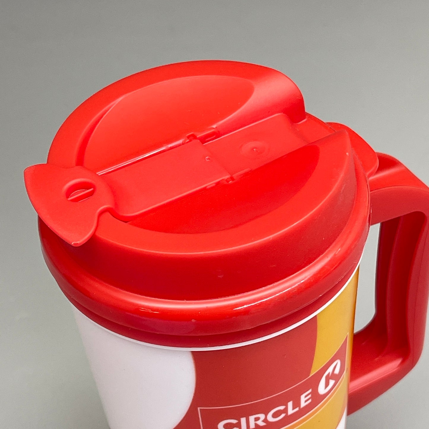 CIRCLE K (2 PACK) Soft Drink Cup Gas Station Mug 24 oz Red