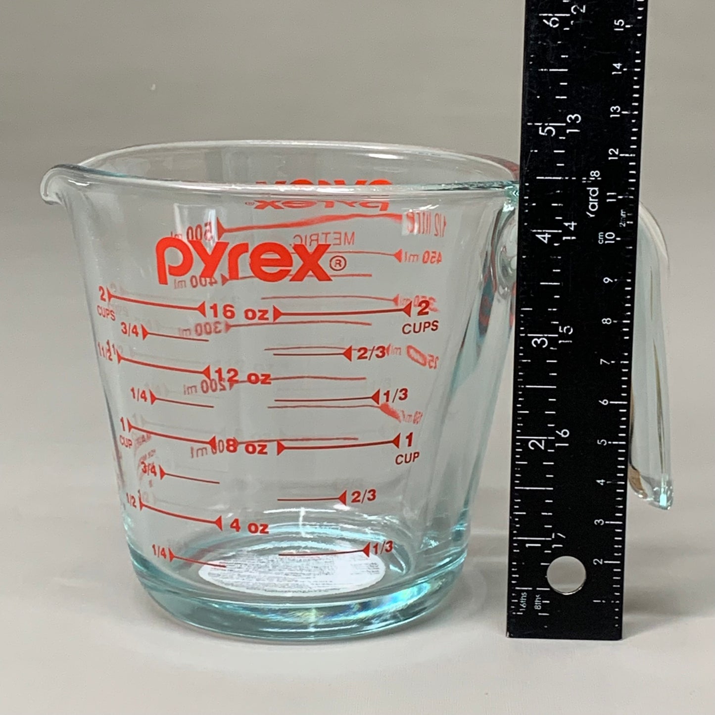 PYREX (6 PACK) Essentials 2 Cup Clear Measuring Cups 6001075 P1146275