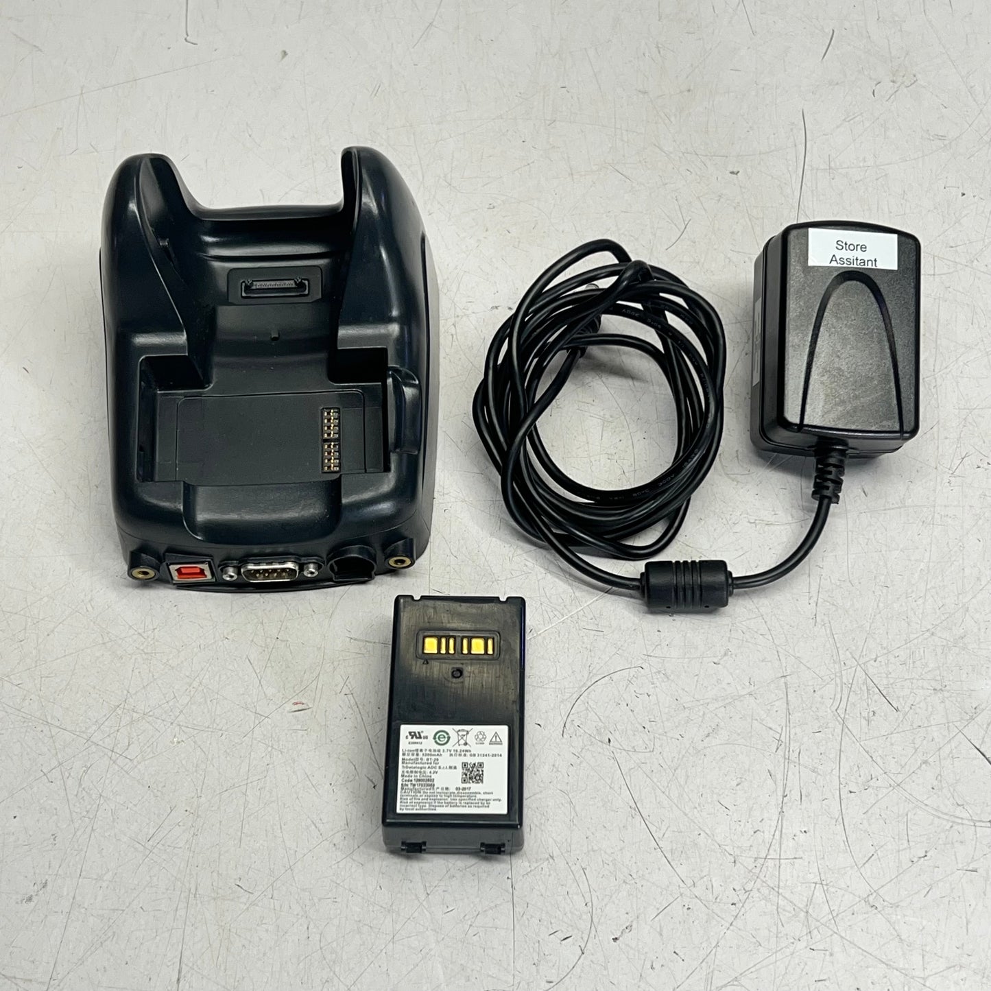 DATALODGIC Single Slot Desk Mount W/Spare Battery Charging Slot 94A150057 (Used)