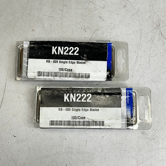 PACIFIC HANDY CUTTER (2 PACK, 100 EACH) Rb-009 Single Edge Blades KN222