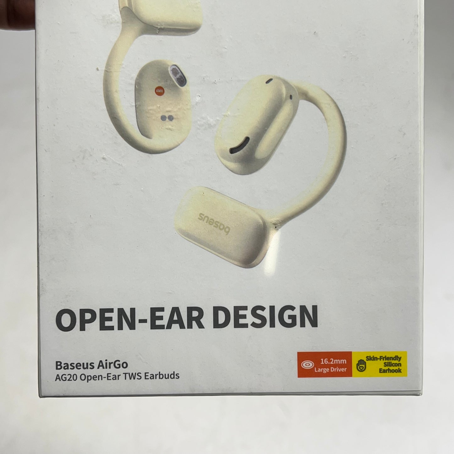 BASEUS Airgo Open-ear Earbuds Behind The Ear Mount 16.2mm Emitter Pearl AG20