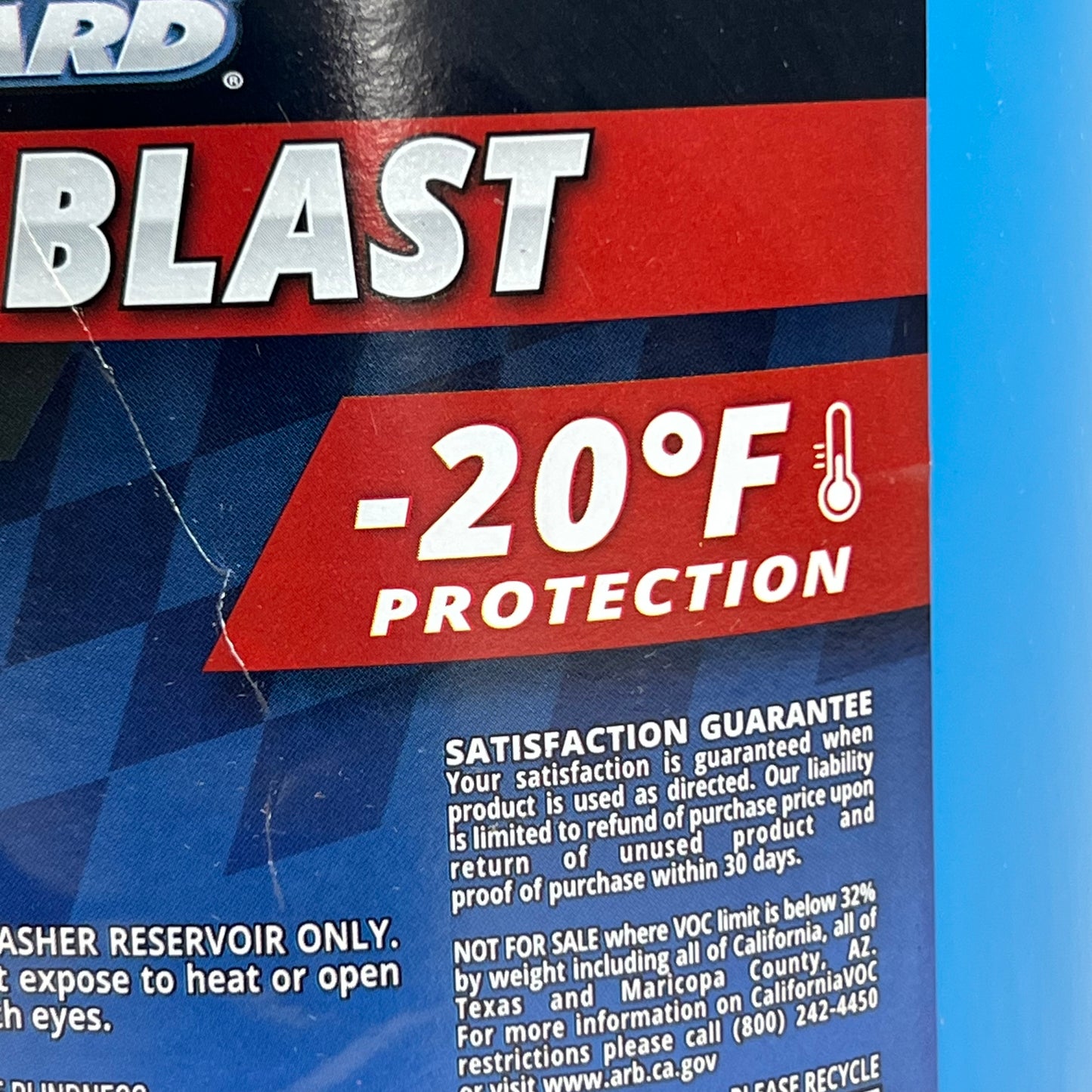 PRIME GUARD Windshield Washer Fluid, Freezing Point -20 °f 1 Gal. Blue 92006