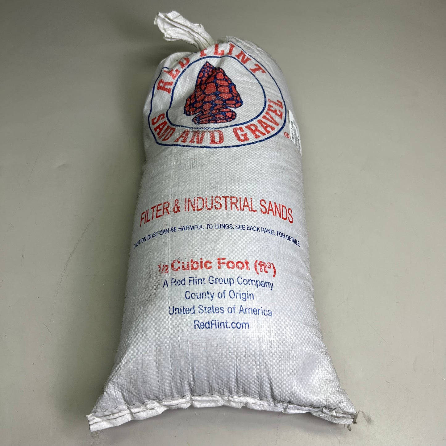 RED FLINT Filter and Industrial Sand Sz 1/2 Cubic Foot ft3