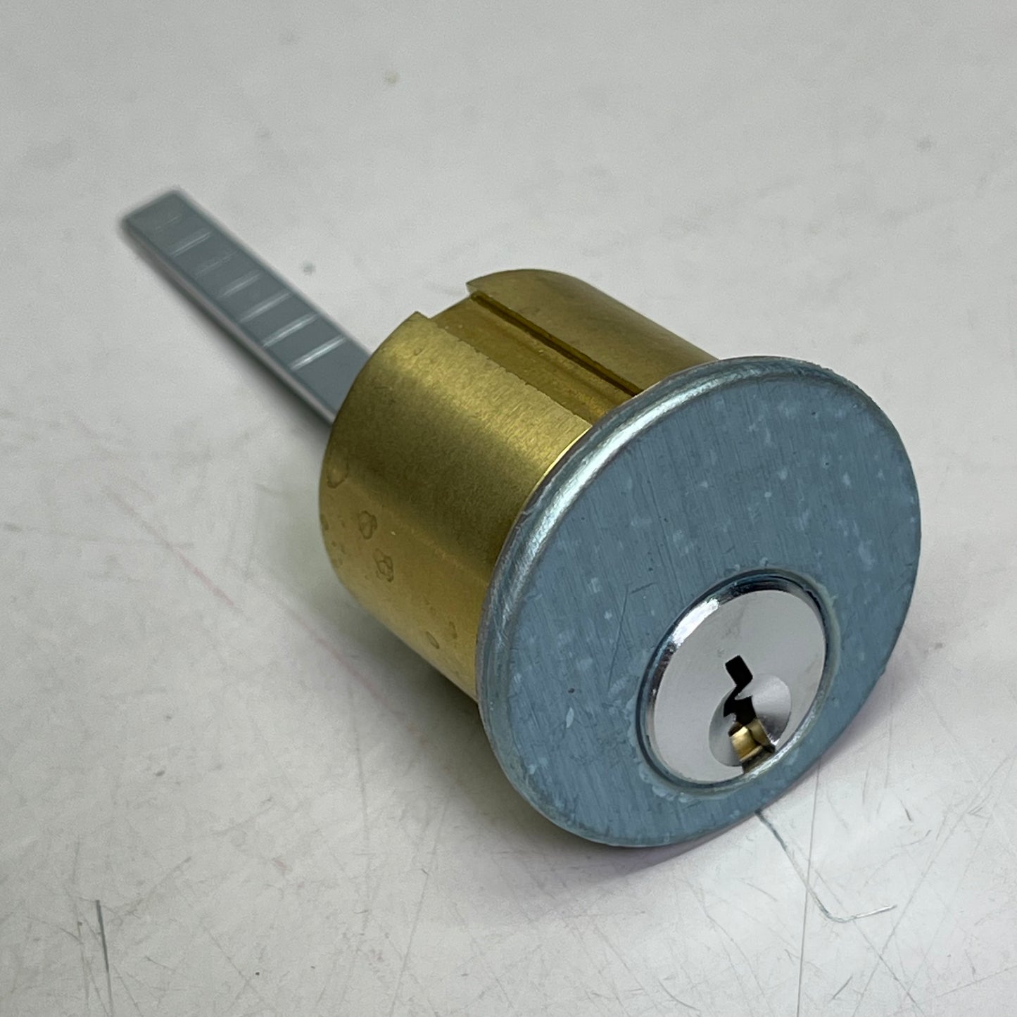 GMS (2-PACK) Russwin Lock Cylinders 1-1/8" Satin Chrome 6 Pin R118-RD1-26D-A2-6