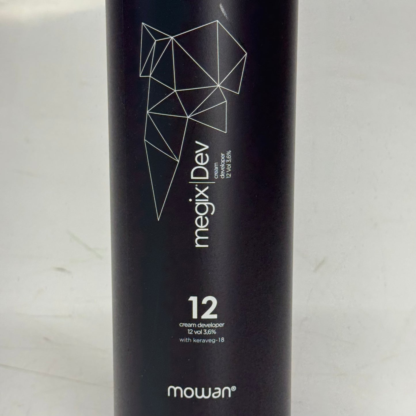 MOWAN MEGIX DEV Cream Developer 12Vol 3.6% with Keraveg-18 33.6 fl oz.