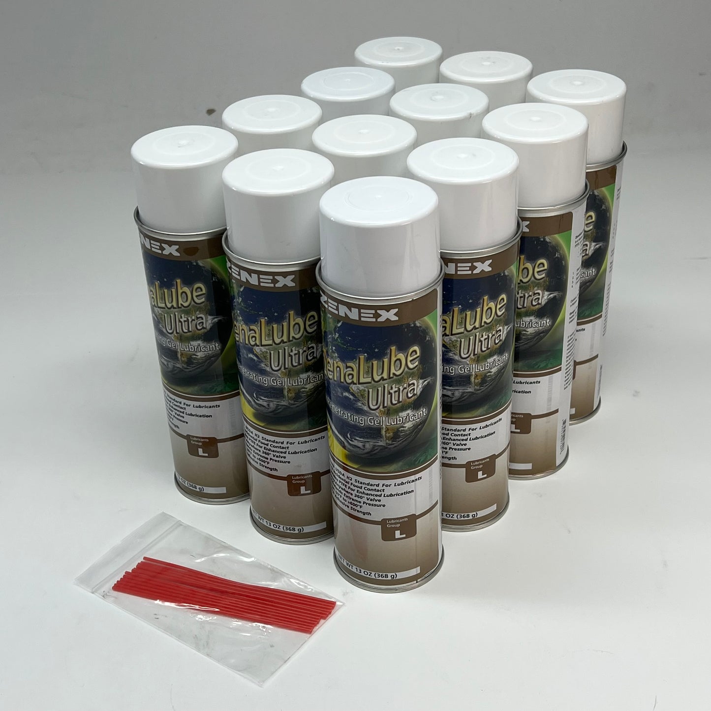 ZENALUBE (12 PACK) Ultra Ptfe Gel Lubricant Penetrating Gel 13oz Clear 7001834