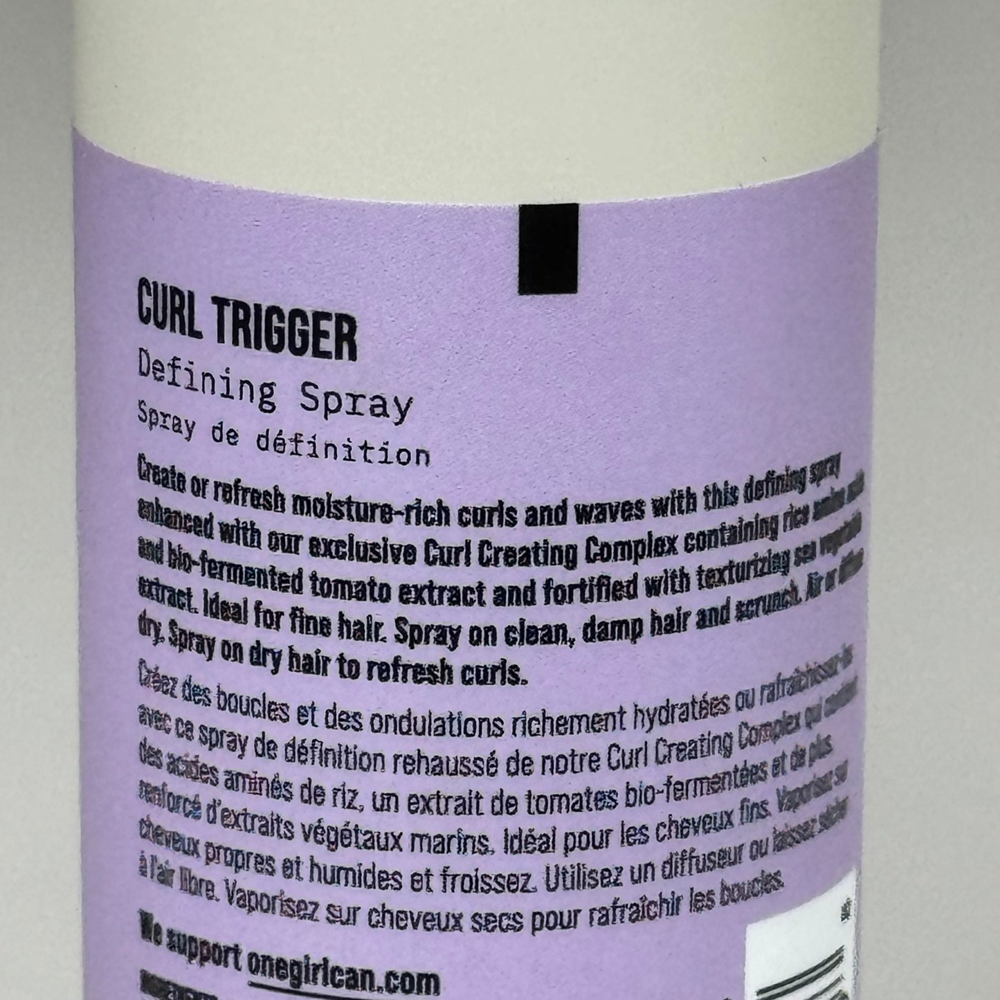 AG CARE Curl Trigger Defining Spray Enhancing Natural Texture 5 fl oz 100141